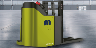 Transpaleta Eléctrica Megalift con Plataforma Operador